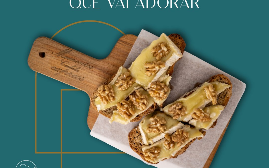 Tosta de queijo com noz: a combinação irresistível que vai adorar